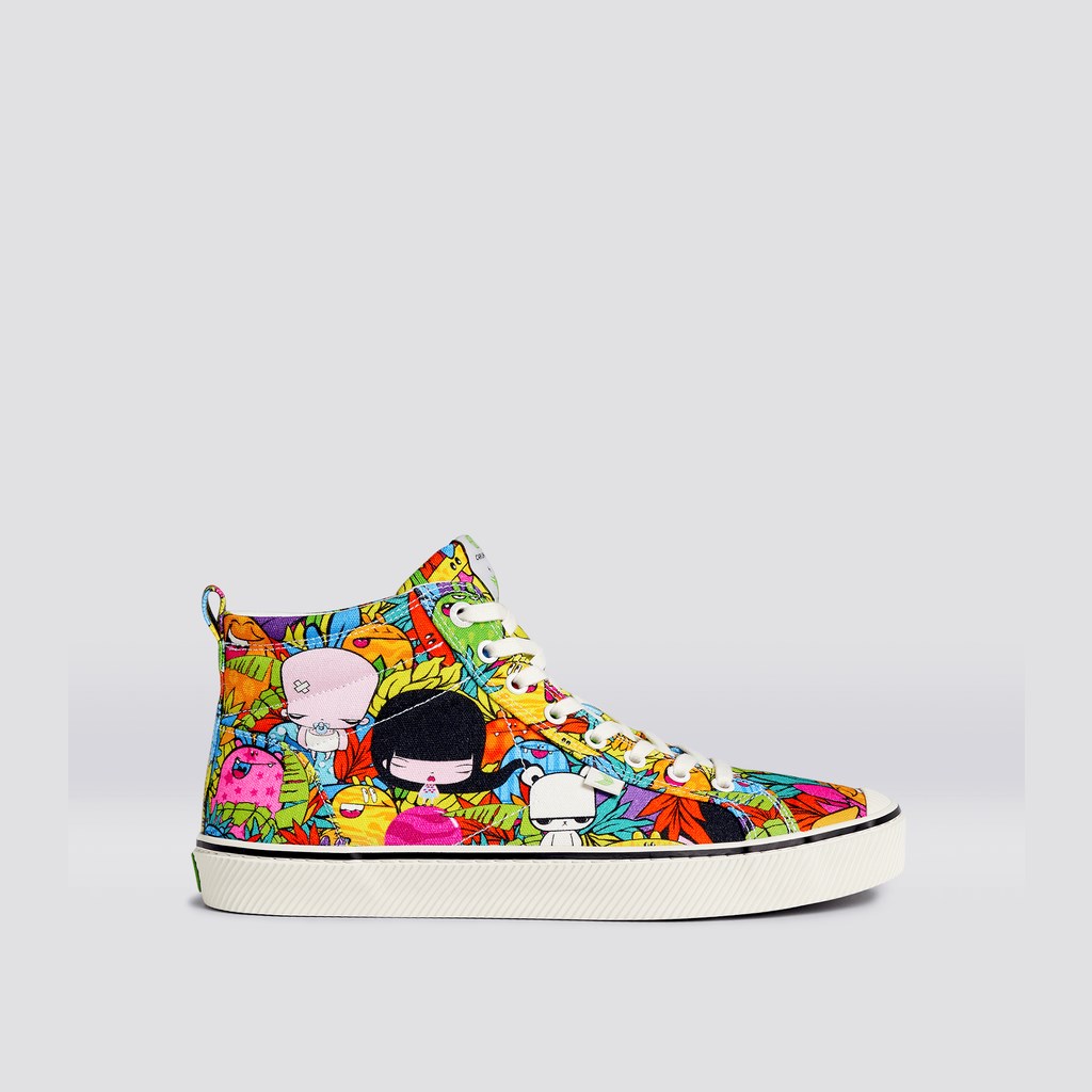 OCA HIGH Cariuma High Top Tela OCA High Toz Print Homme | IGH-8619381